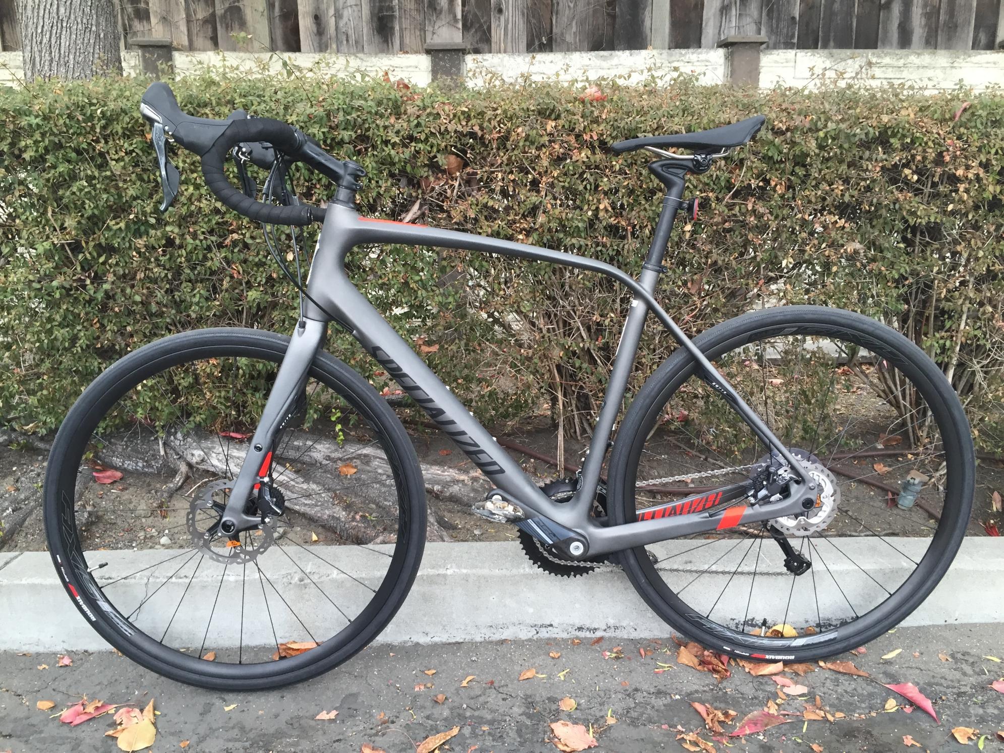2015 Specialized Diverge Carbon Expert Silver or Gray