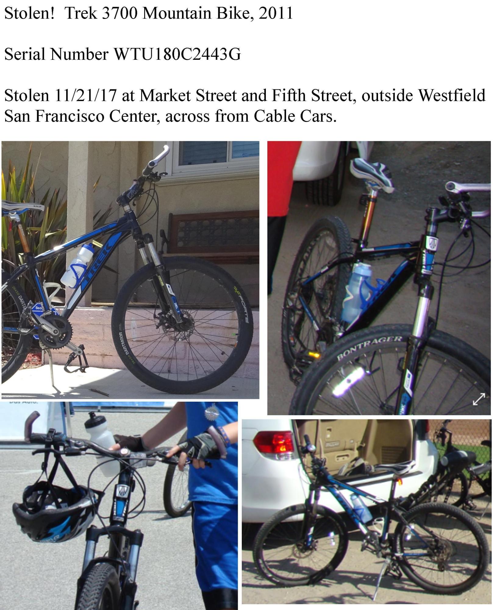 2011 Trek 3700 Blue