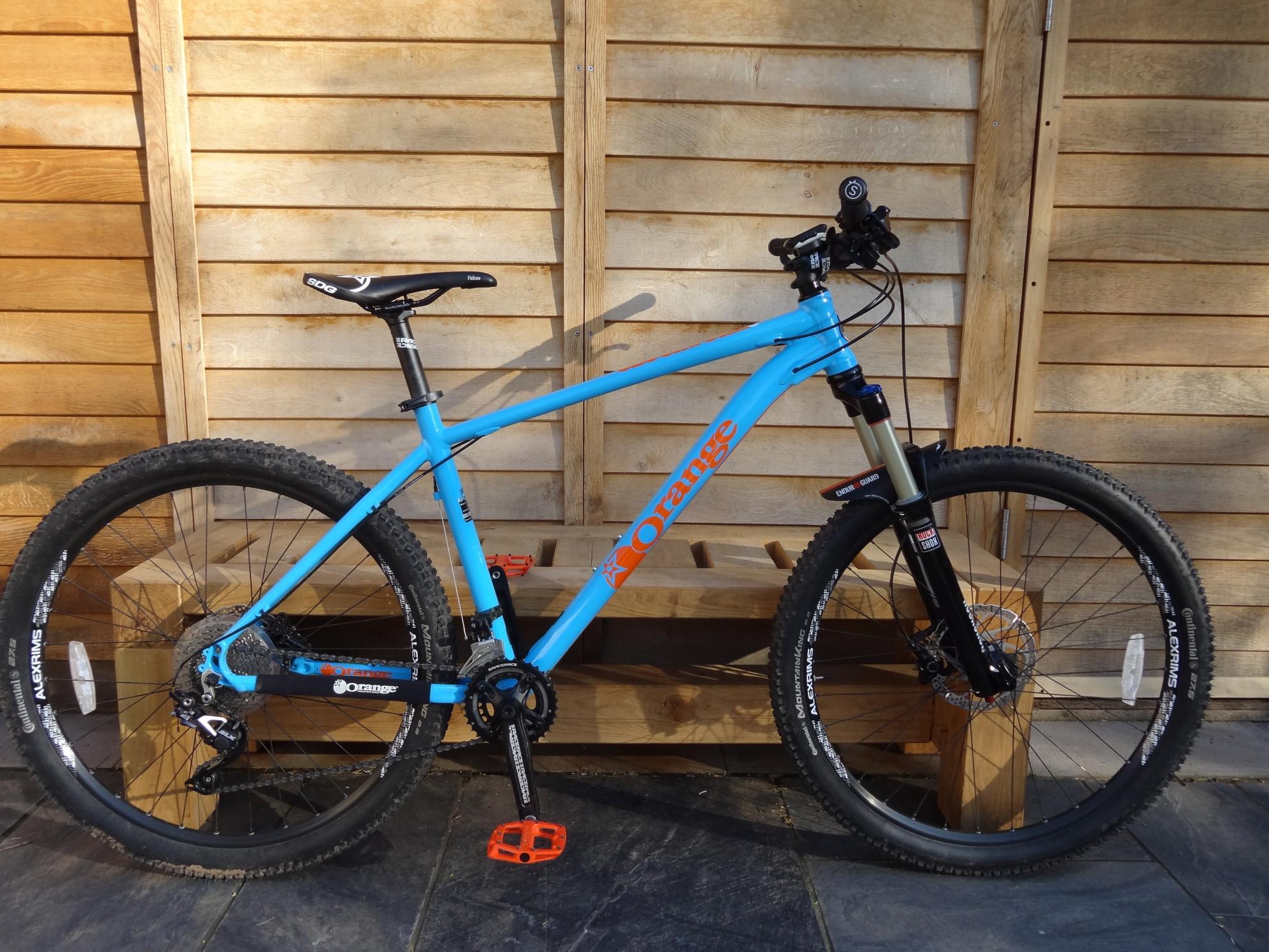 2016 Orange mountain bikes Clockwork 120s Blue
