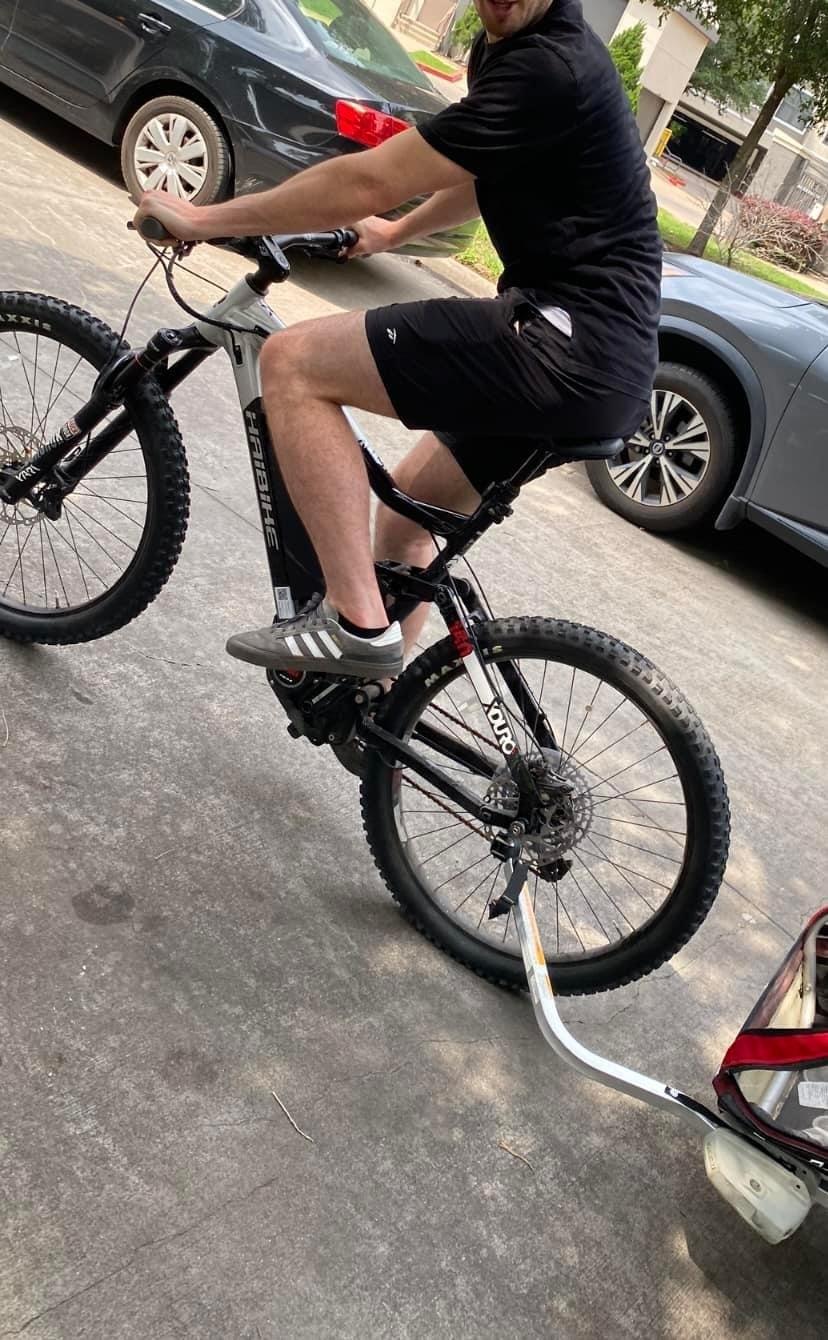 2019 Haibike XDURO AllMtn 2.0 Black, Silver, gray or bare metal, and Red