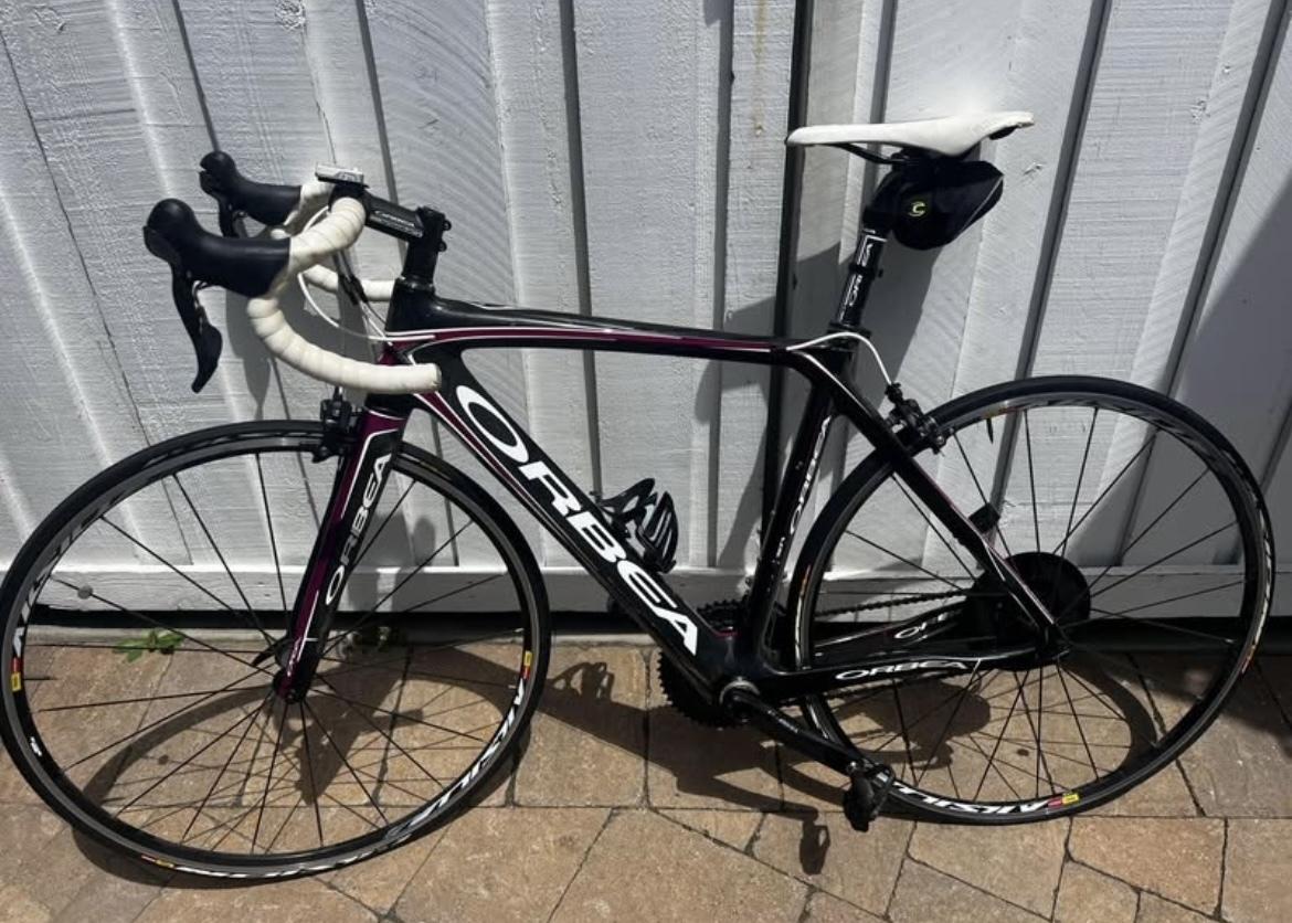 Orbea Orca Dama Purple, Black, and White