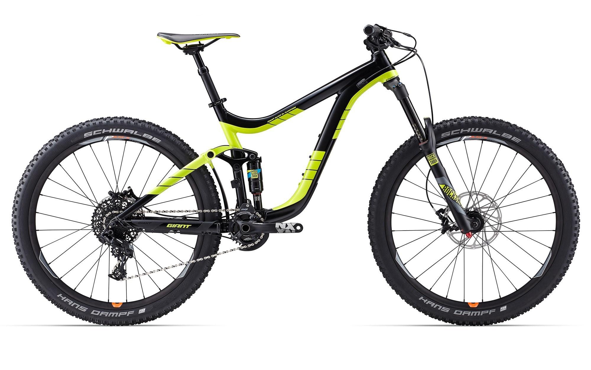 2017 Giant Reign 2 Black and Yellow or Gold
