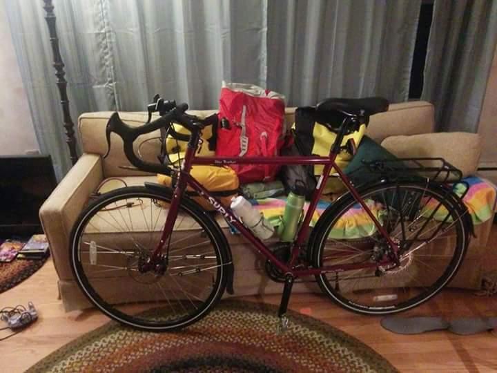 2014 Surly Disc Trucker Red