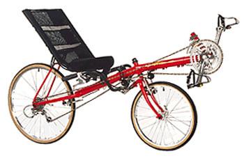 Vision Recumbent R40  Red