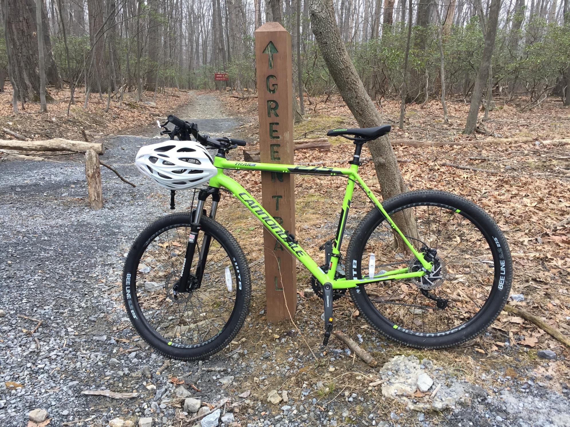 2017 Cannondale Trail 4 Green and Black