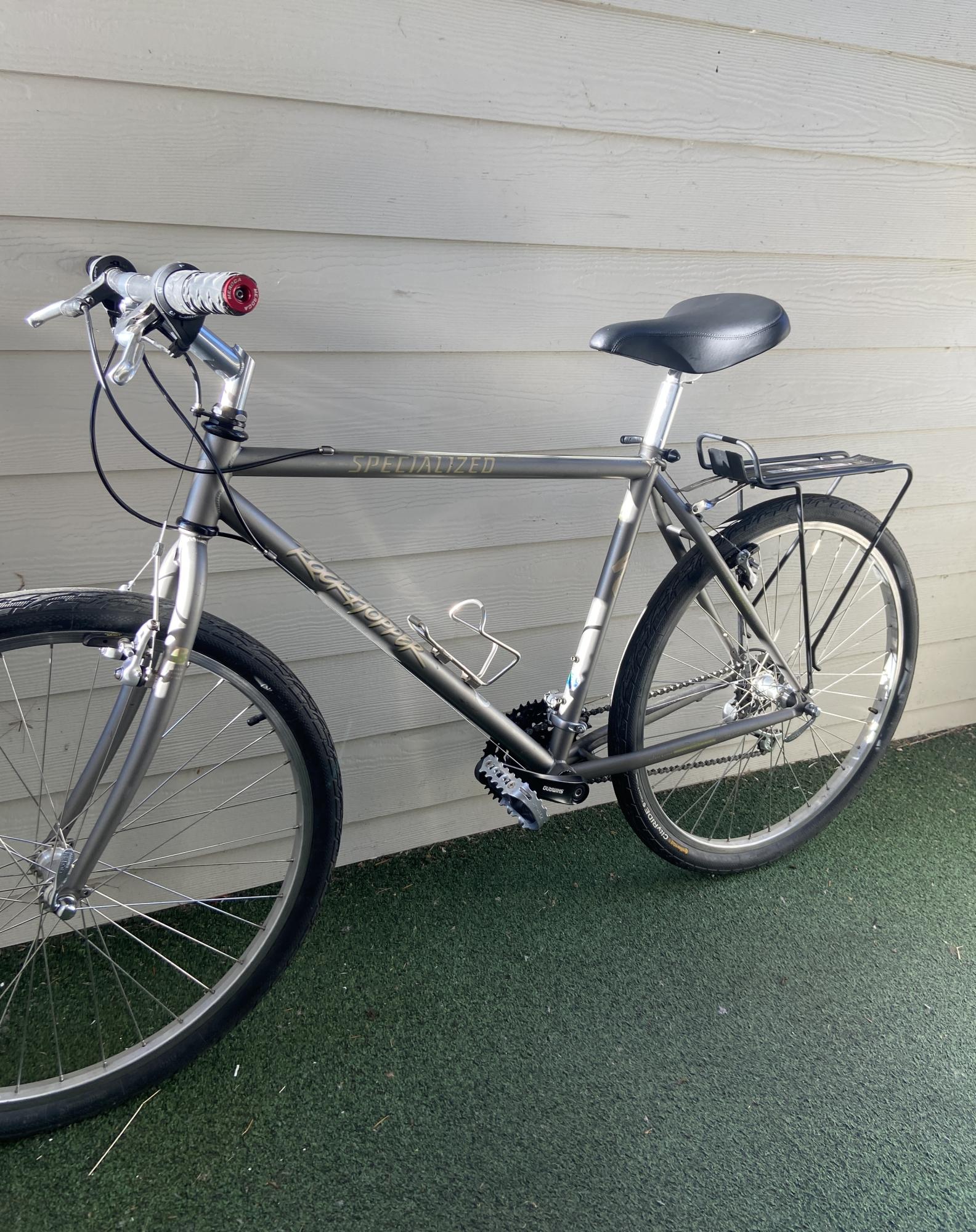 1995 Specialized Rockhopper Silver, gray or bare metal