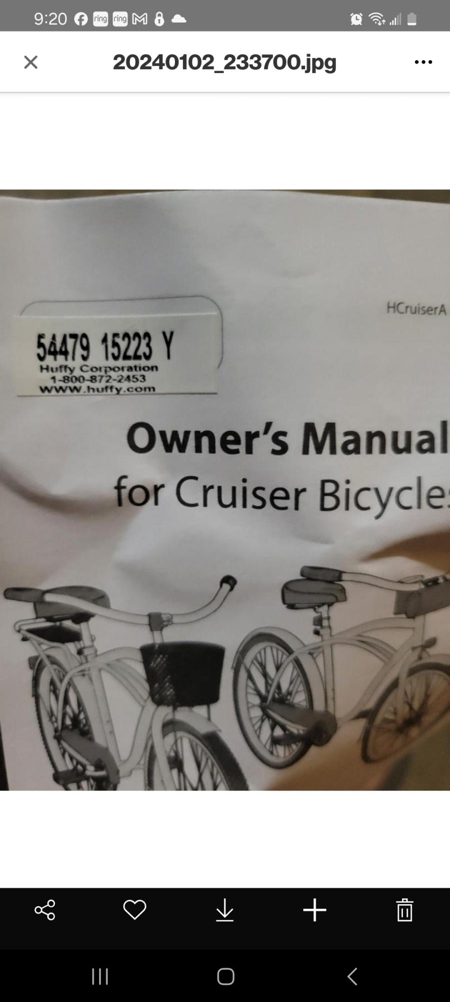 Huffy Beach Cruiser Style Blue