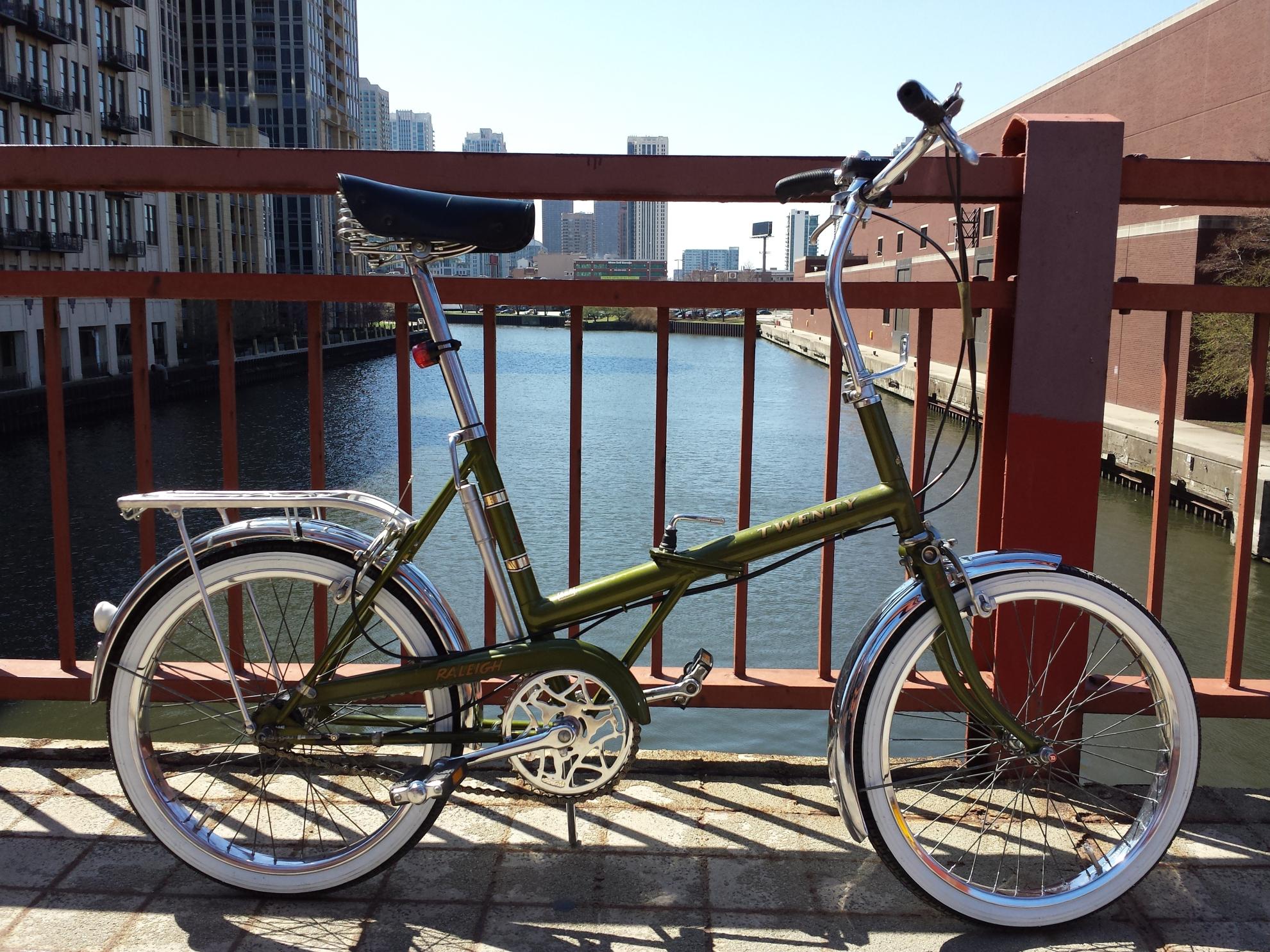 1969 Raleigh Twenty  Green