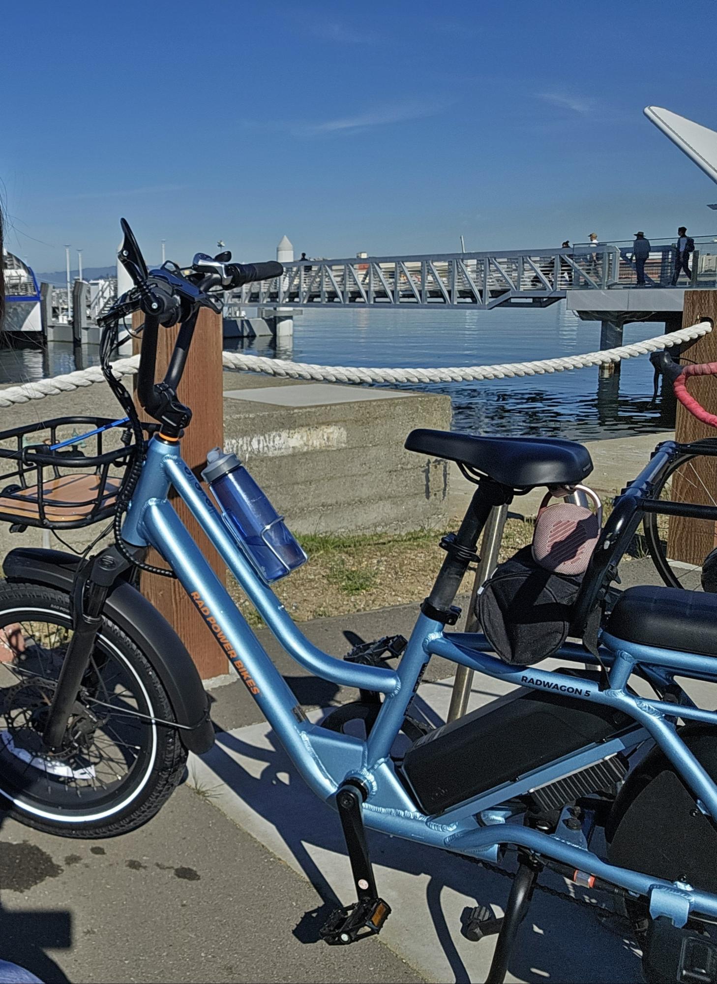 2025 Rad Power Bikes Radwagon 5 cargo bike rear (e.g. longtail) Blue