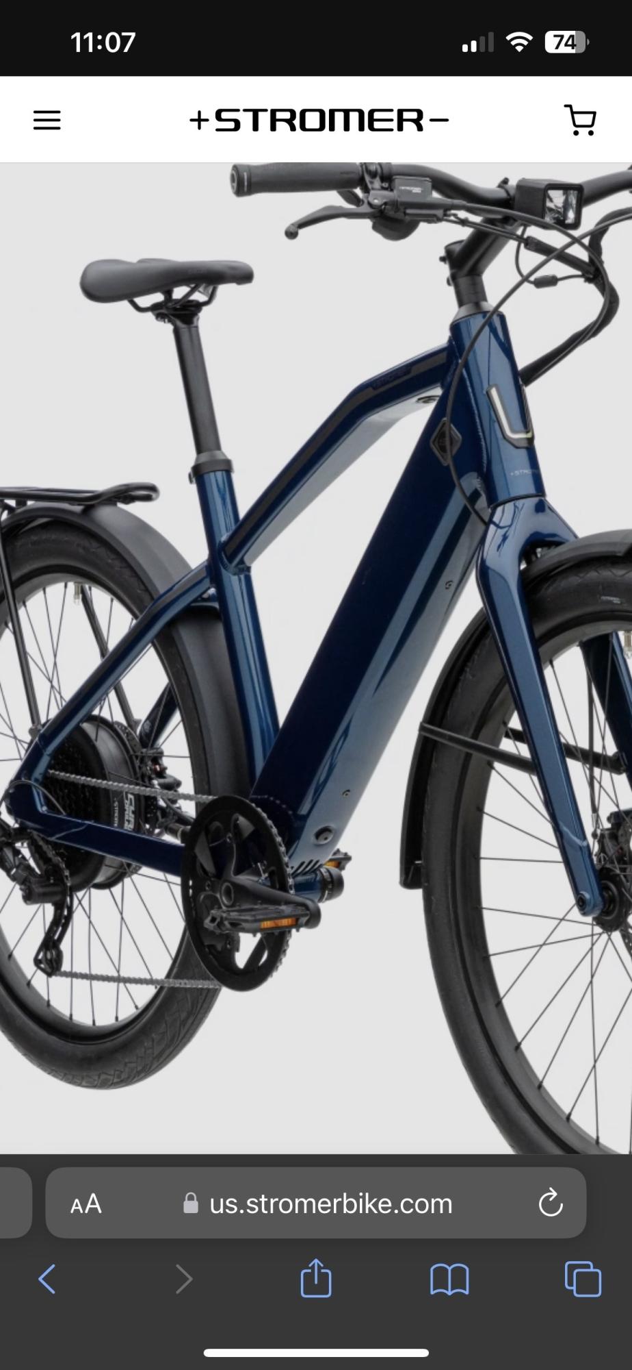 2022 Stromer ST1 Blue