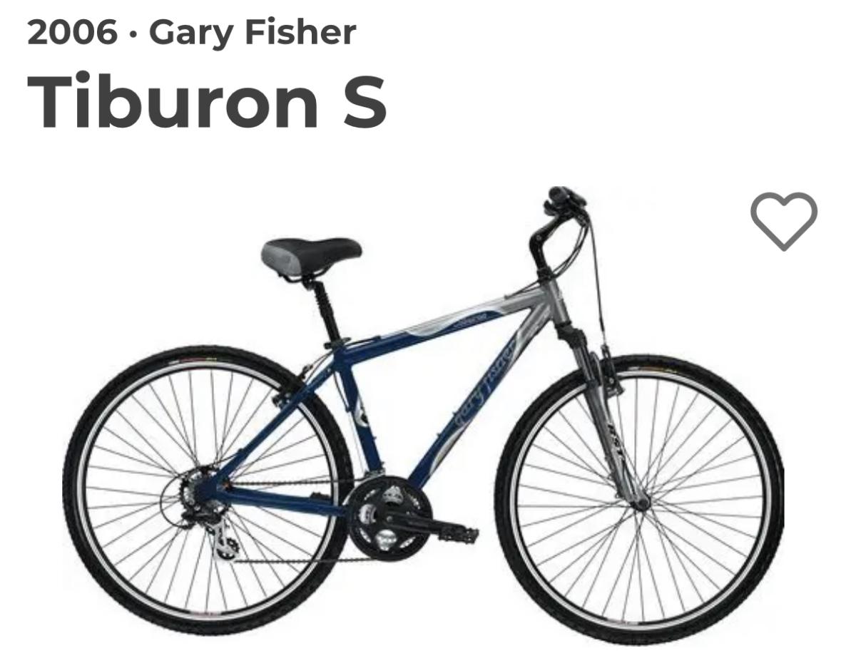 2006 Gary Fisher Tiburon S Blue