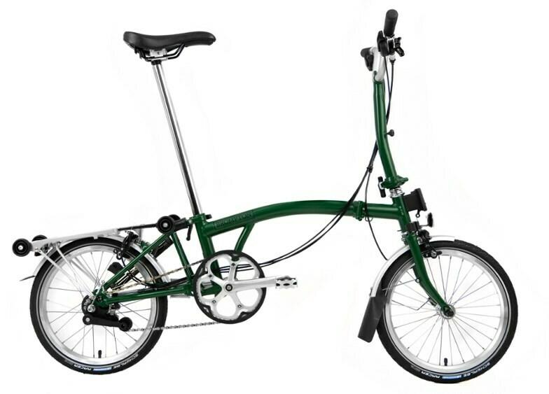 2021 Brompton Bicycle Brompton H6R Green