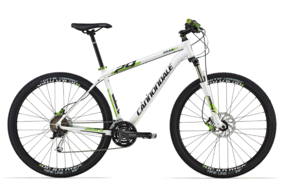 2014 Cannondale 29 M TRA  White and Green