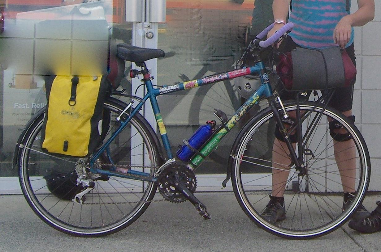 2007 Kona Hybrid with figure 8 handlebars Black