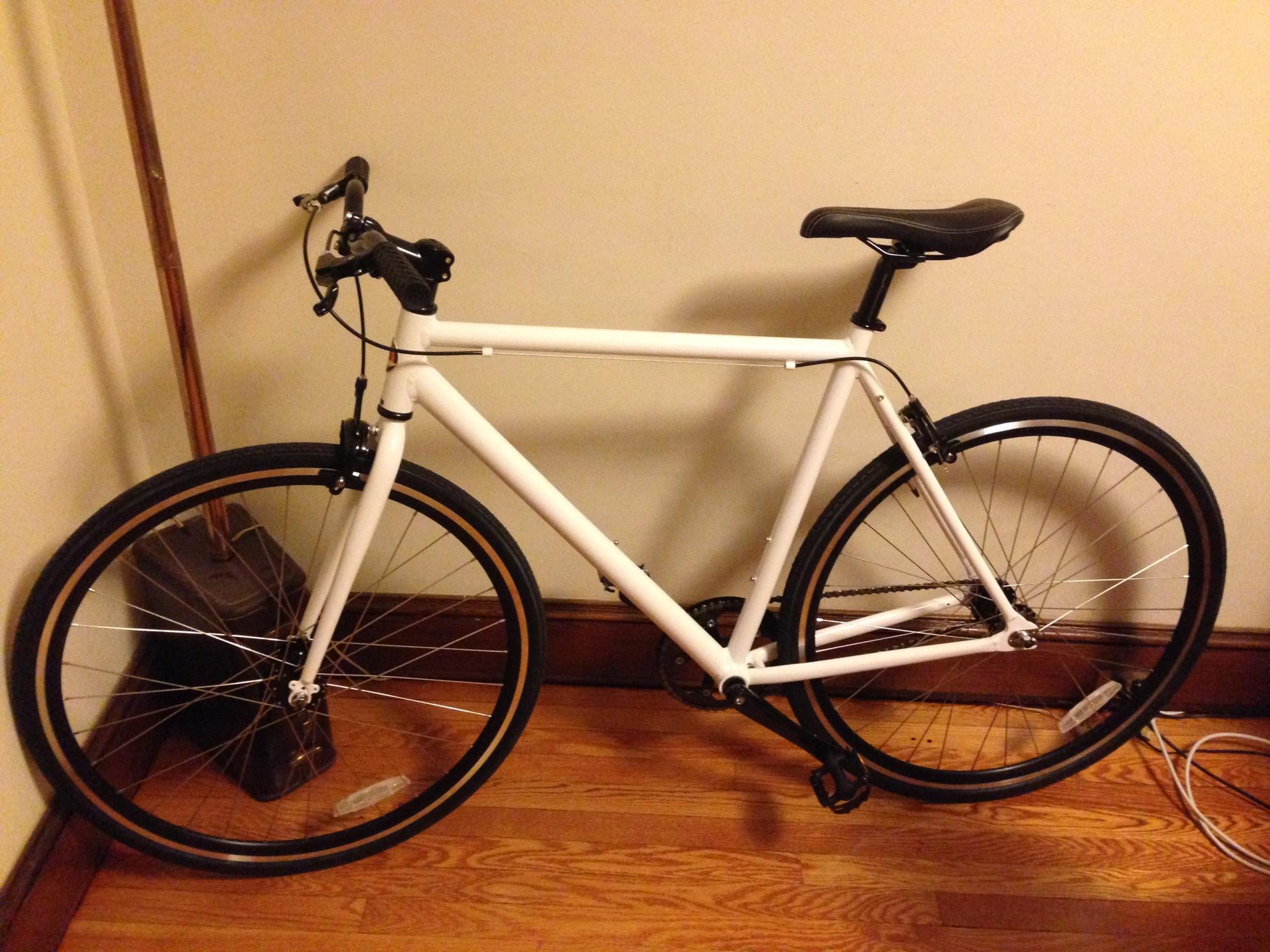 2014 Motobecane Fixie Cafe White