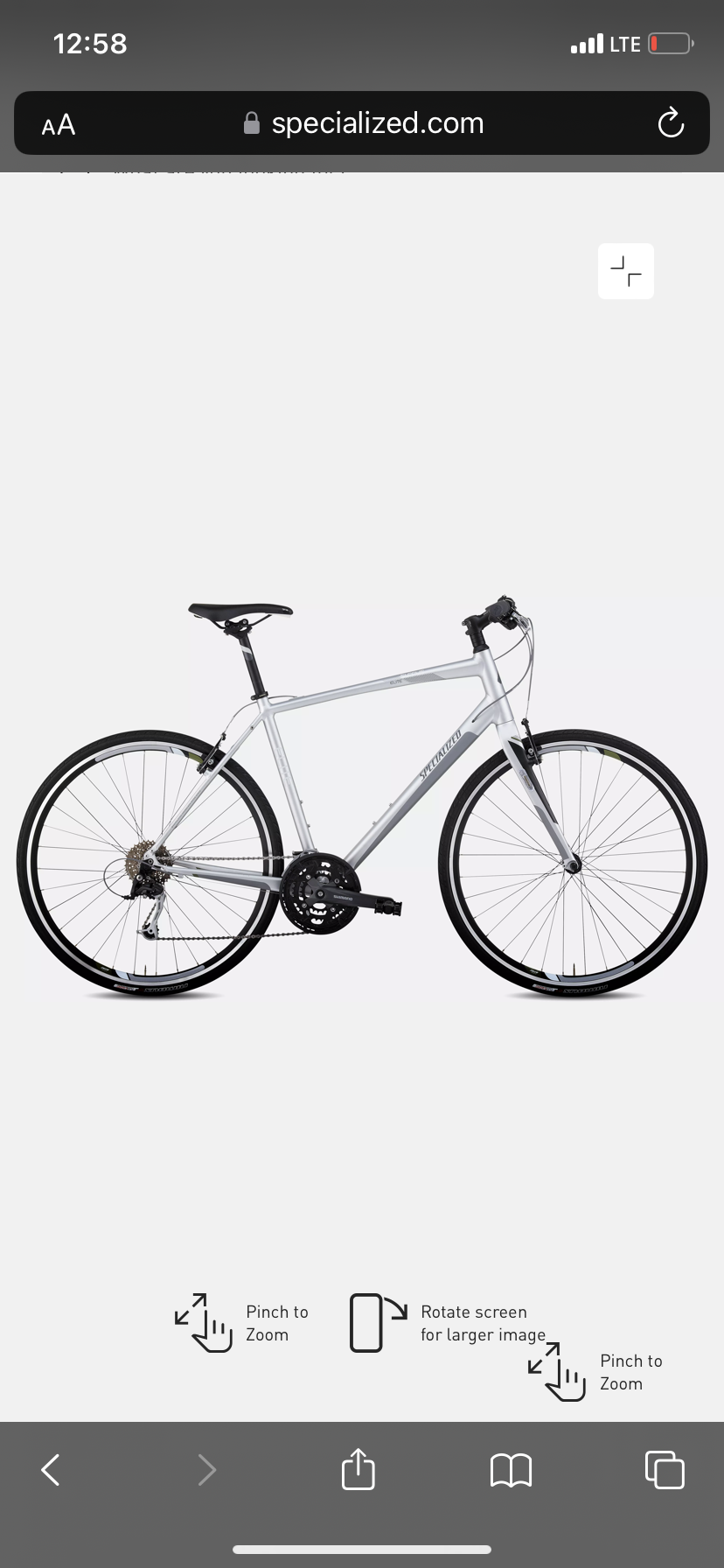 2016 Specialized SIRRUS ELITE Silver, gray or bare metal