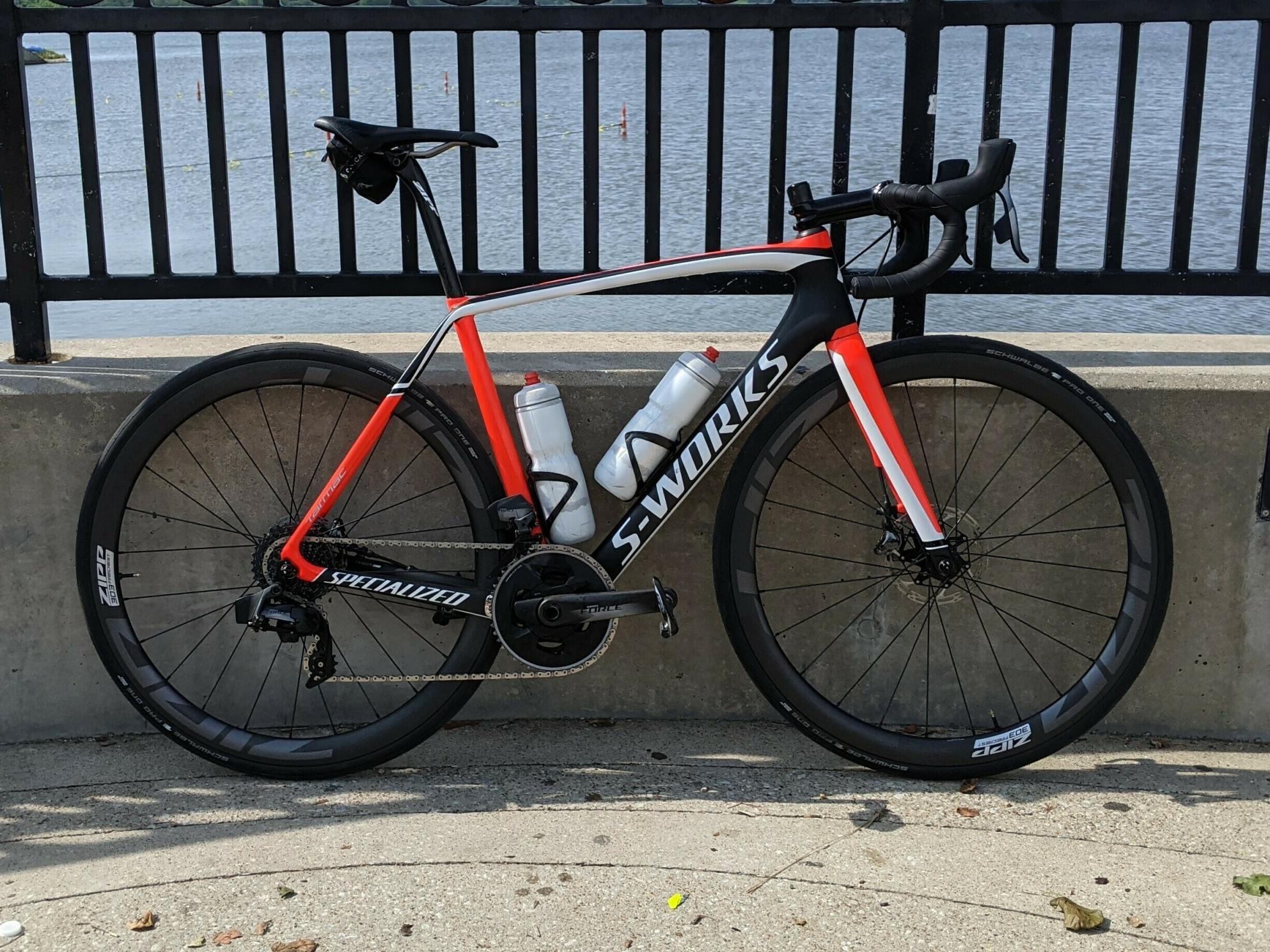 2016 Specialized S-Works Tarmac Black, Red, and White