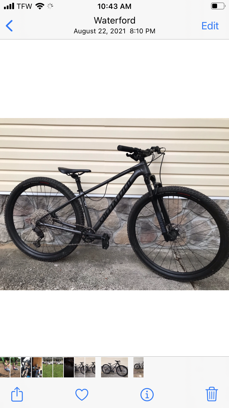 2021 Specialized Chisel Silver, gray or bare metal