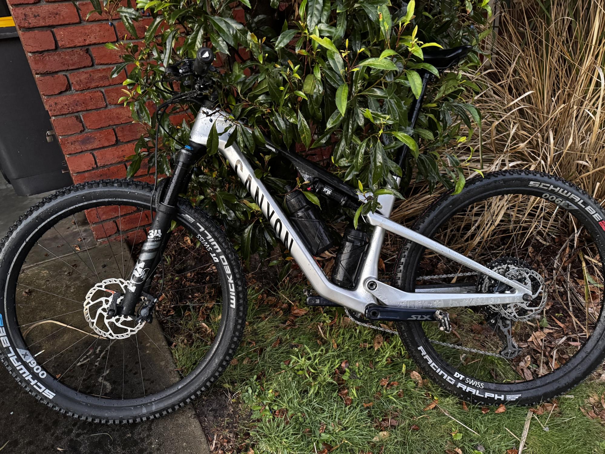 2024 Canyon bicycles Lux trail CF Silver, gray or bare metal