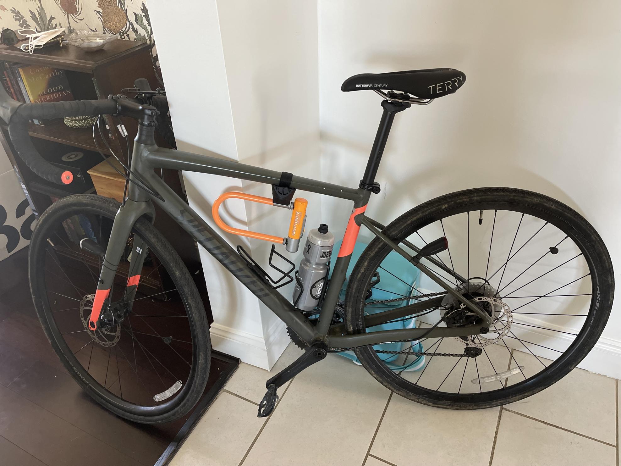 2019 Specialized Diverge Women E5 Elite Green and Orange