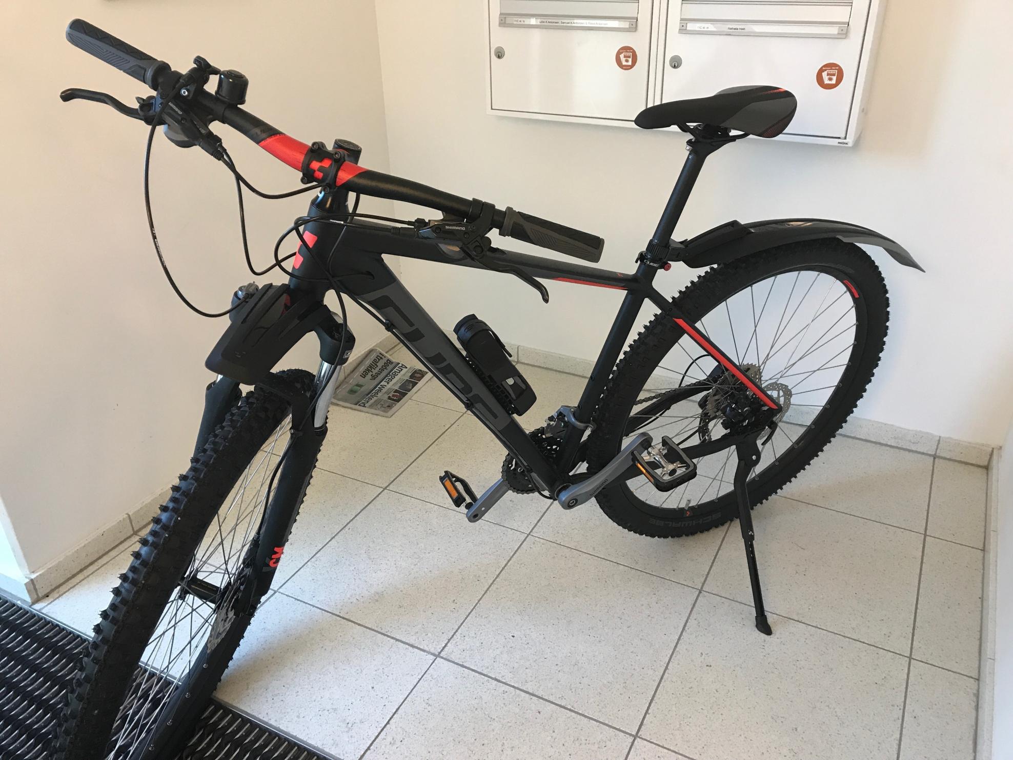 2017 Cube Aim SL black'n'flashred Black