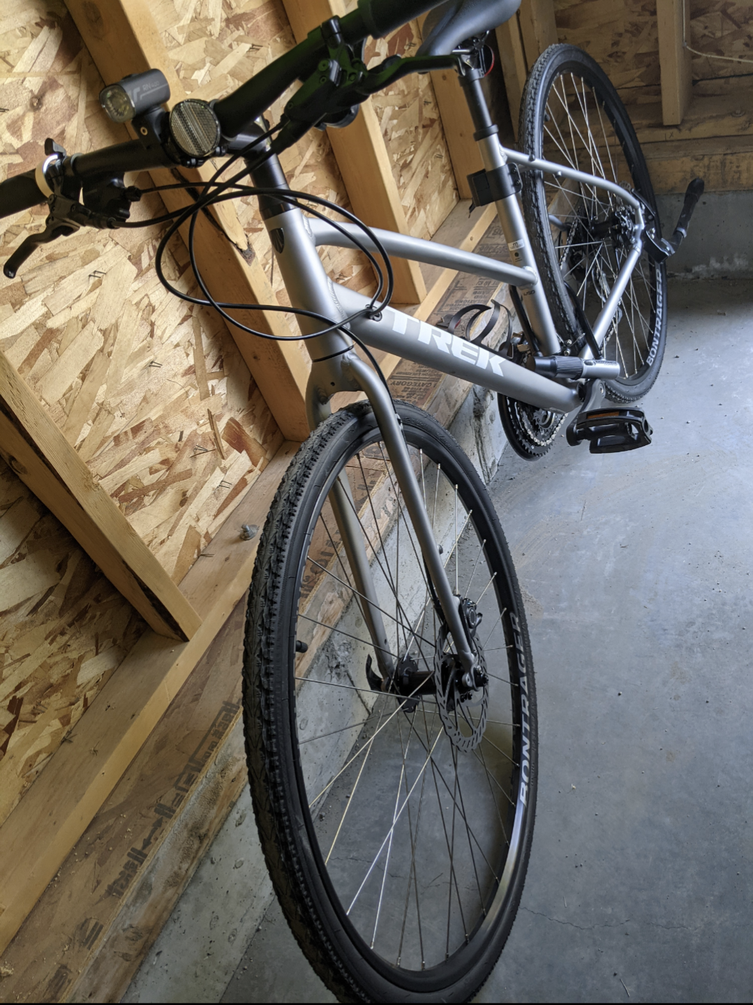 2021 Trek FX 2 Silver, gray or bare metal