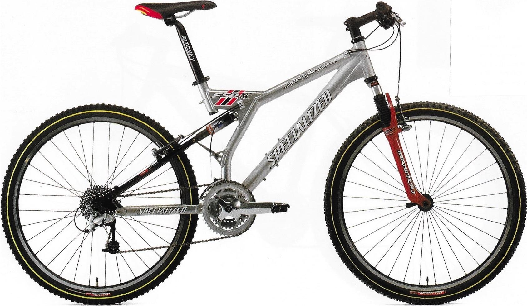 1999 Specialized FSR XL Full suspension bike Silver or Gray
