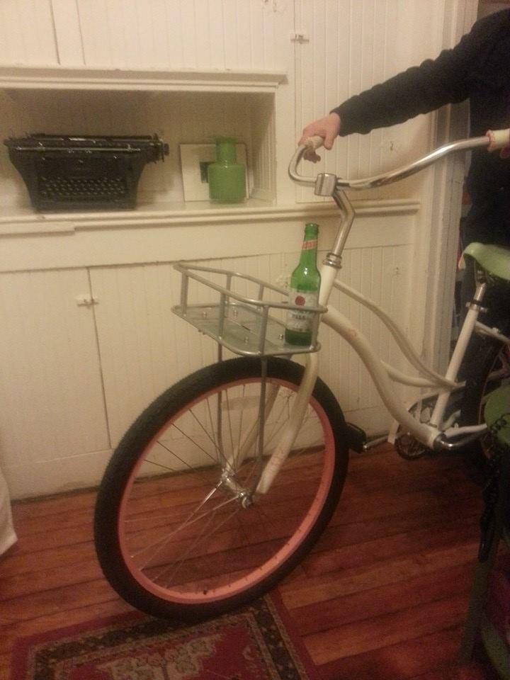 Huffy Beach Cruiser  White and Orange