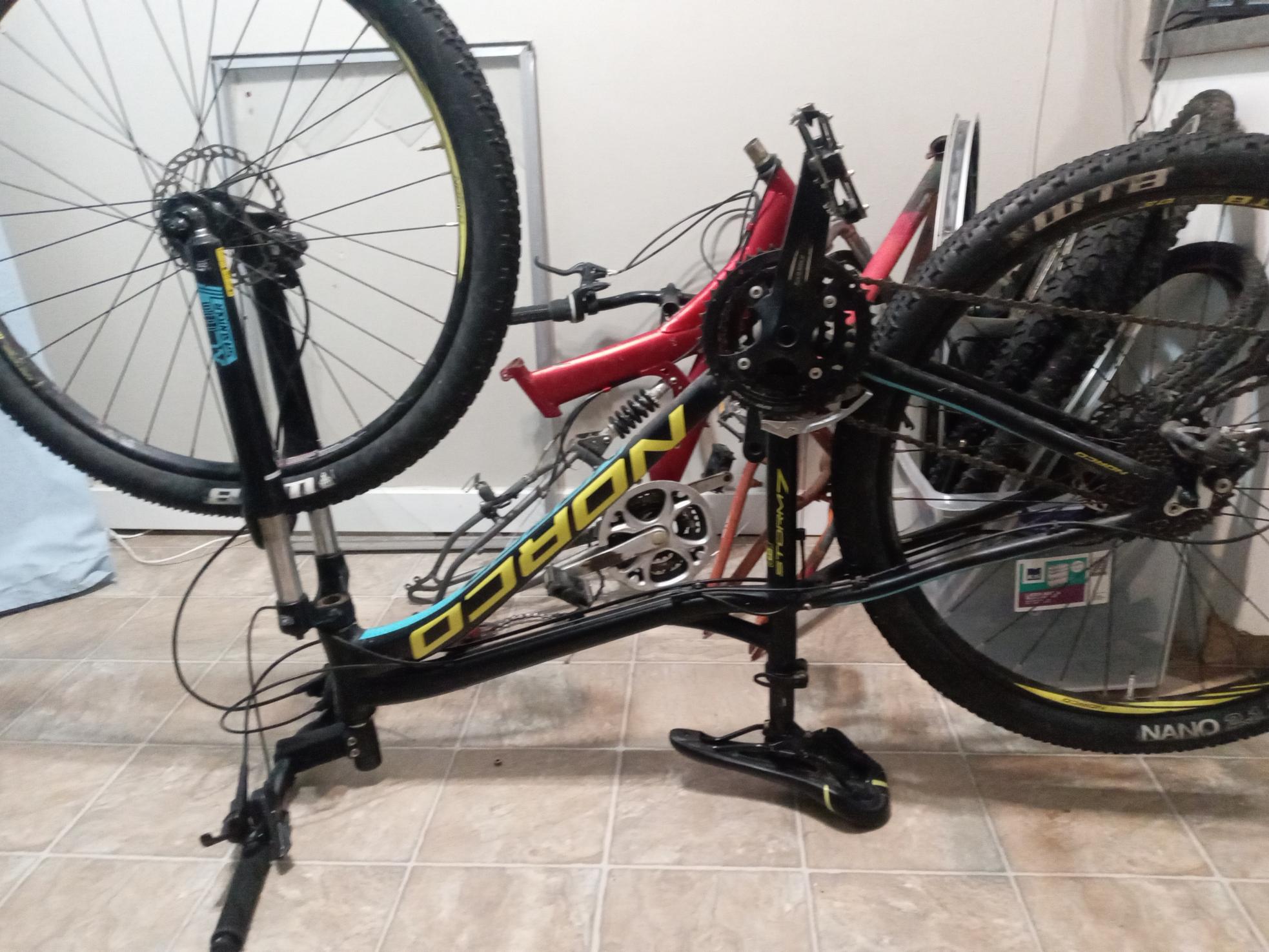 Norco Bikes En 14766 Black, Blue, and Yellow or Gold