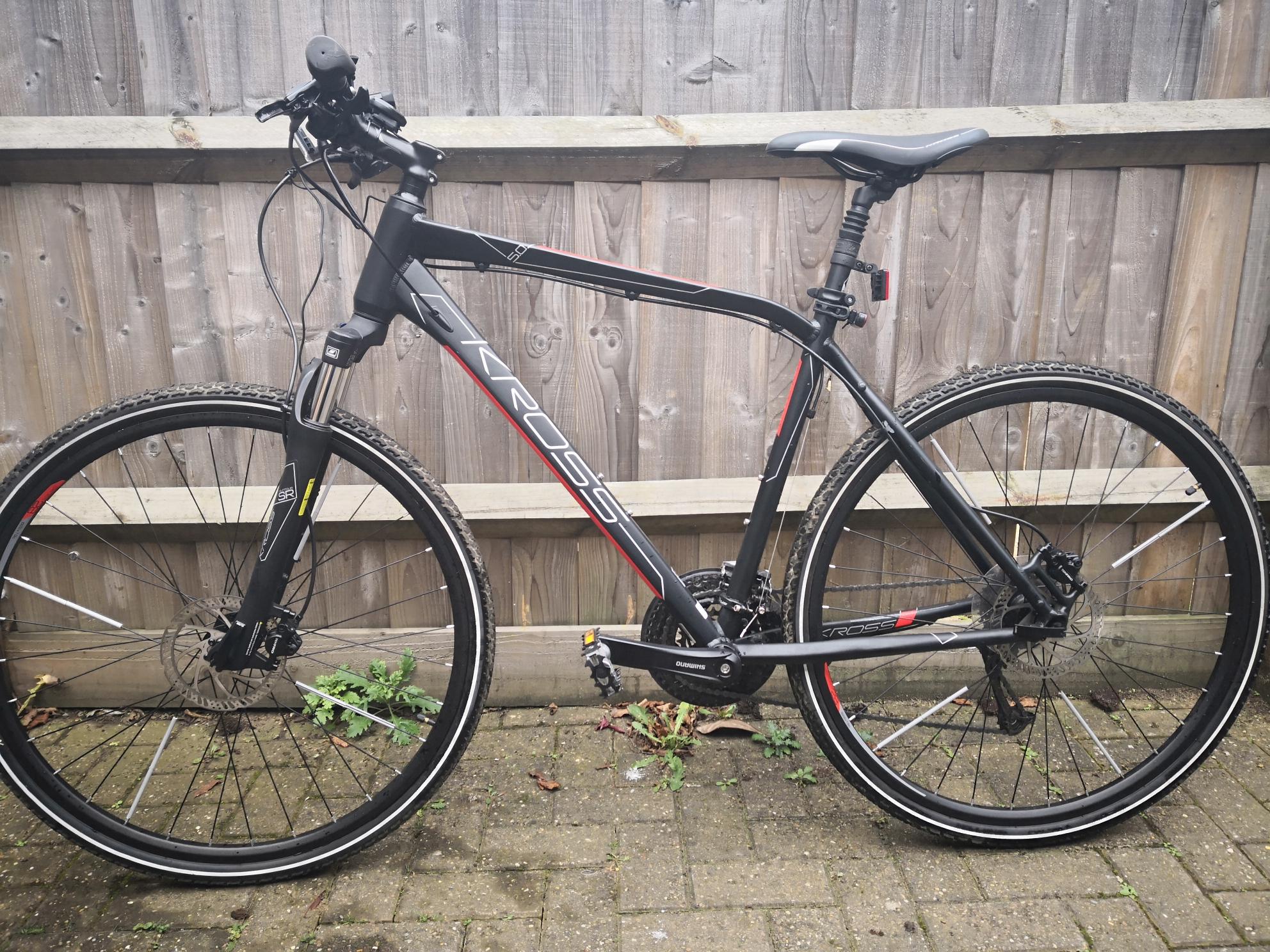 2018 Kross SA Evado 5.0 Black and Red