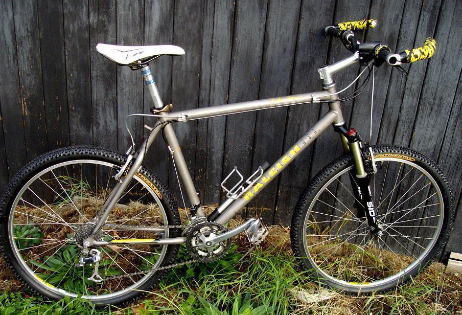 1994 Raleigh MTi1000 John Tomac Series Titanium  Black