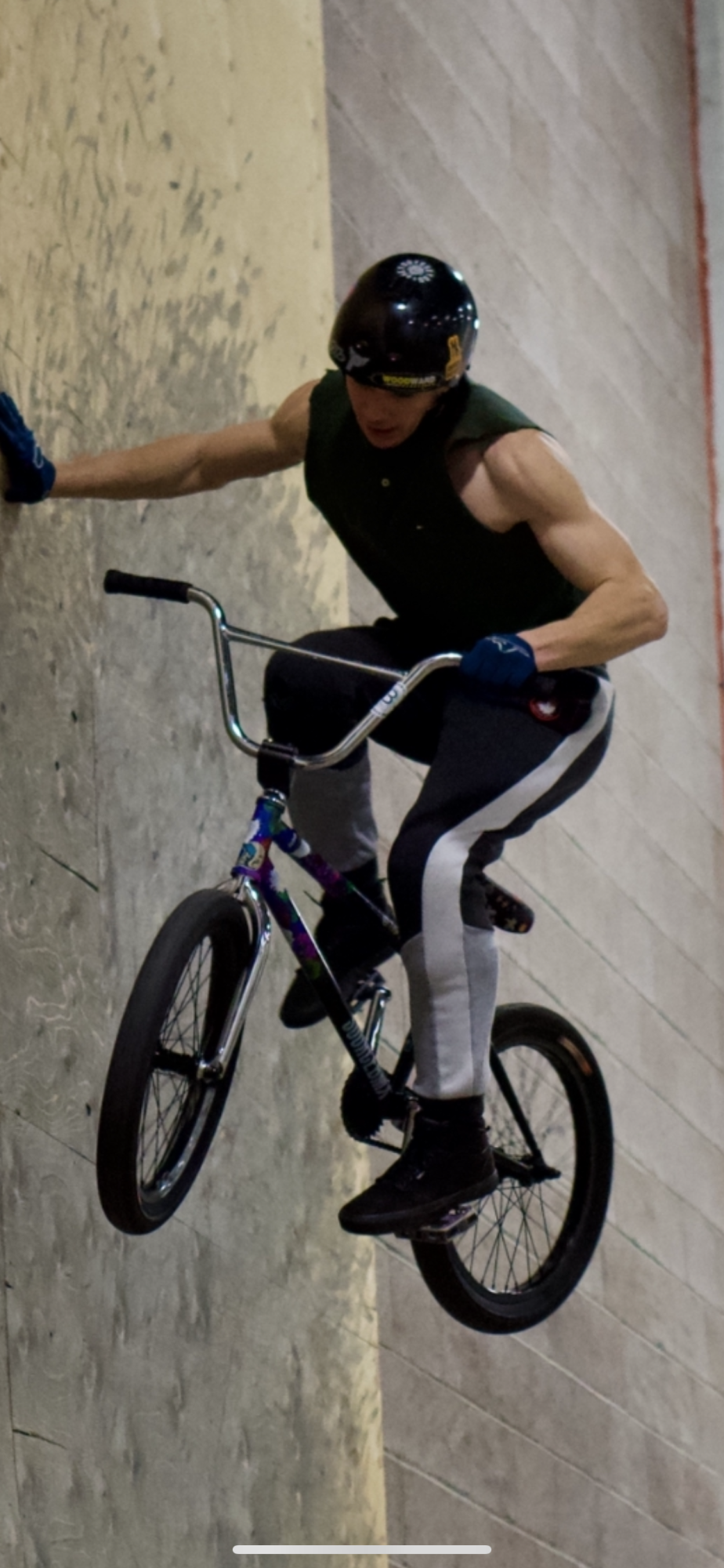 Custom Total bmx Black and Silver, gray or bare metal