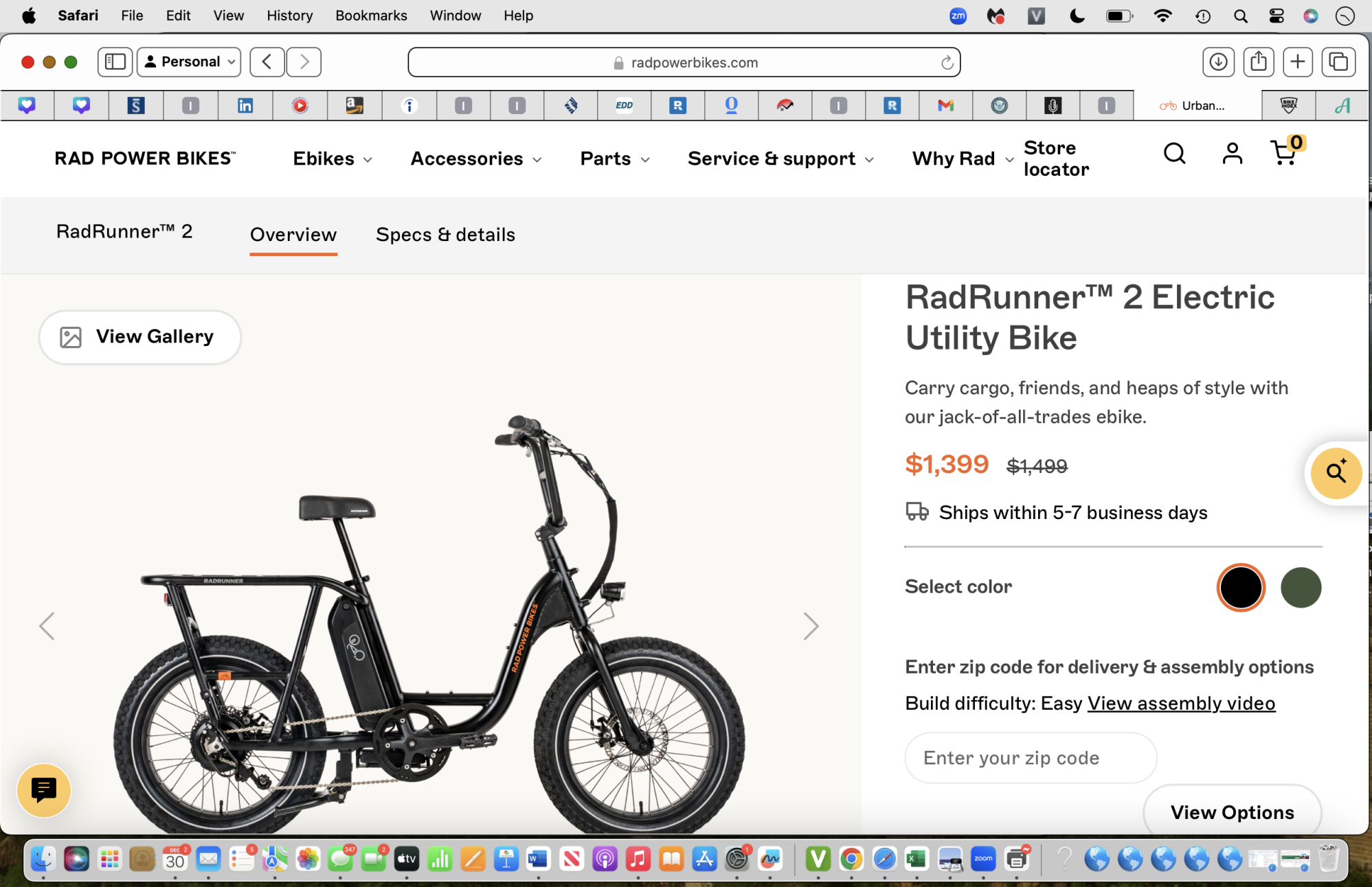 2024 Rad Power Bikes 2 Black