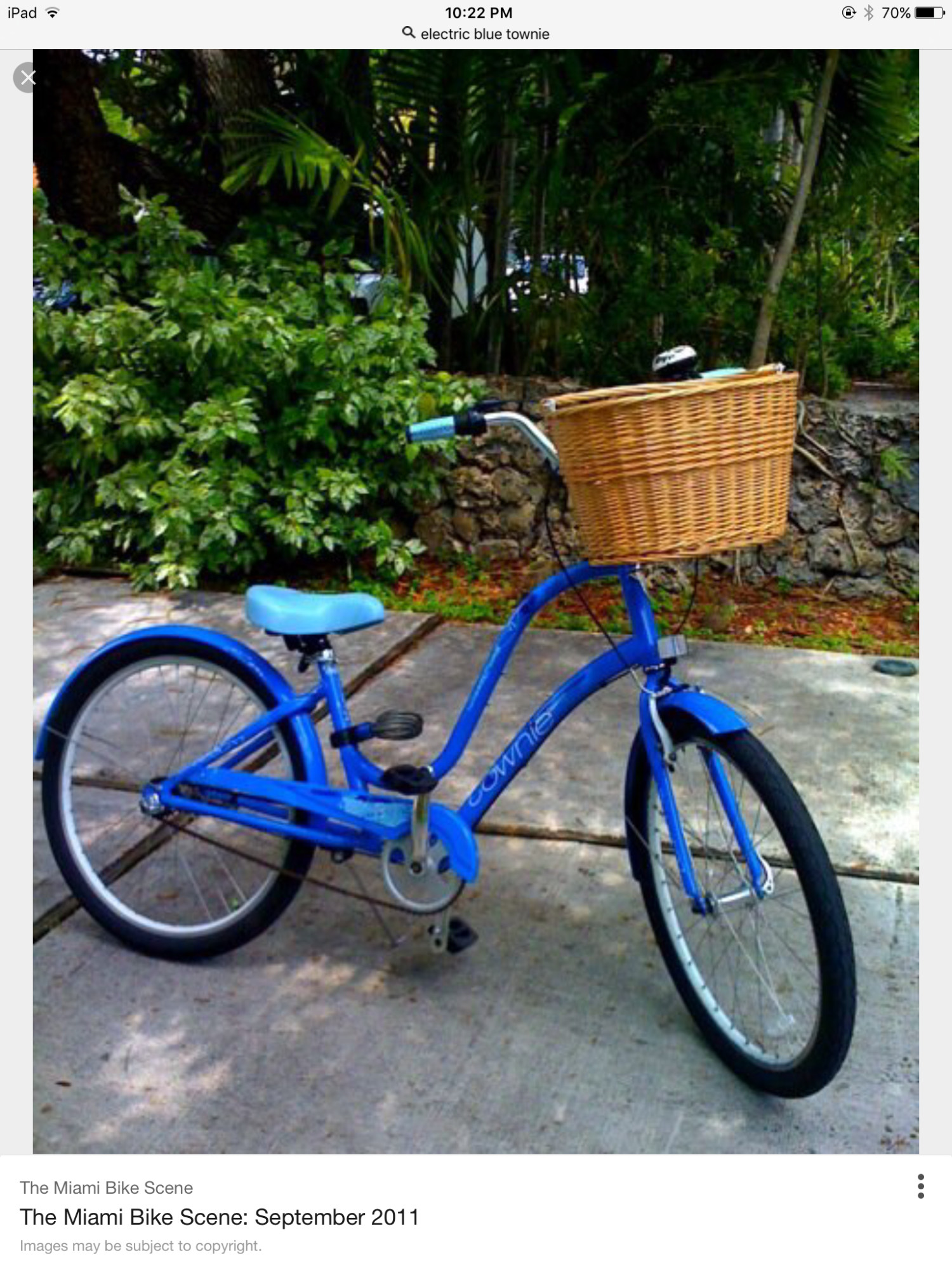 Electra Townie cruiser Blue