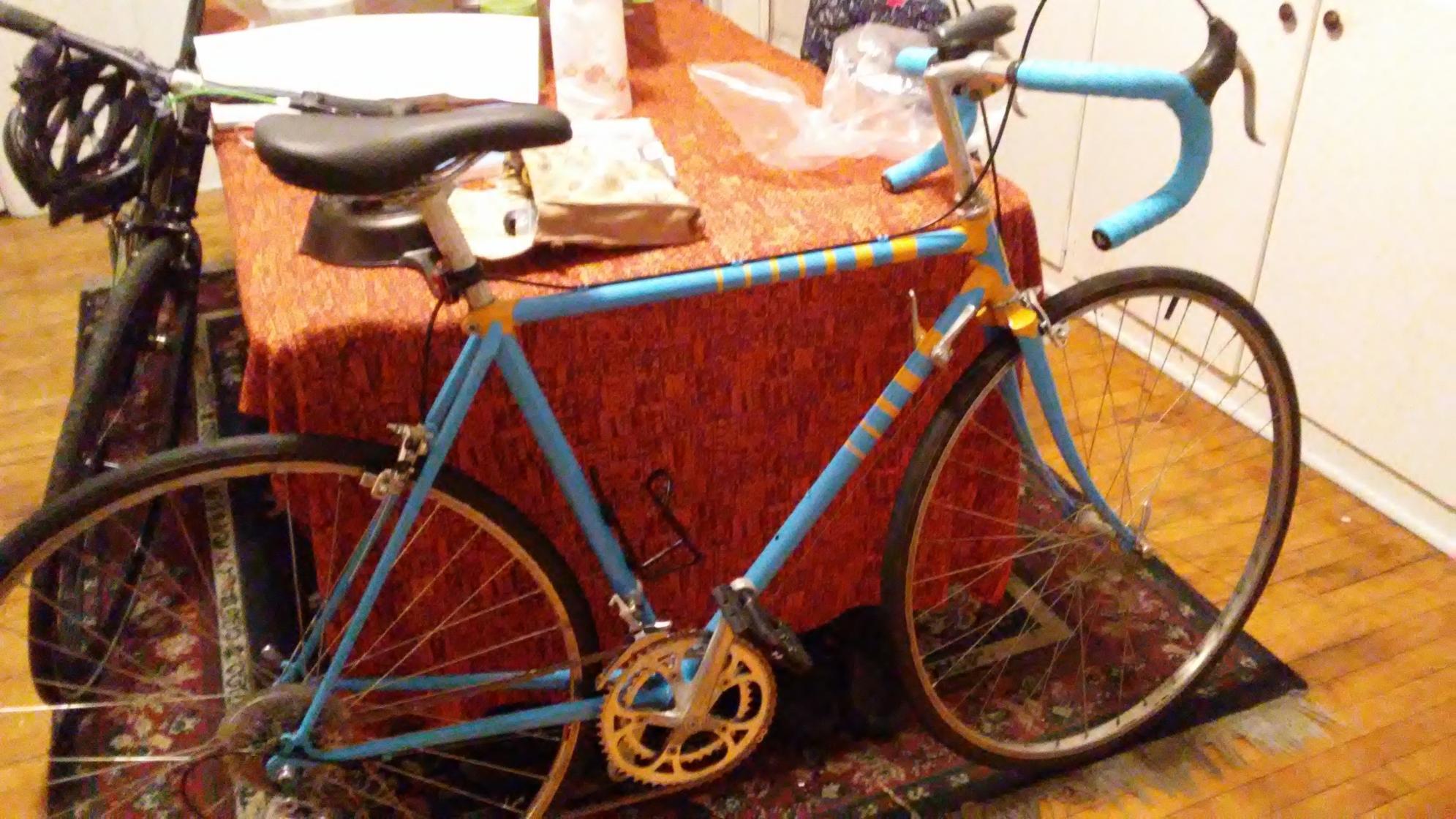 Trek Blue and Yellow or Gold