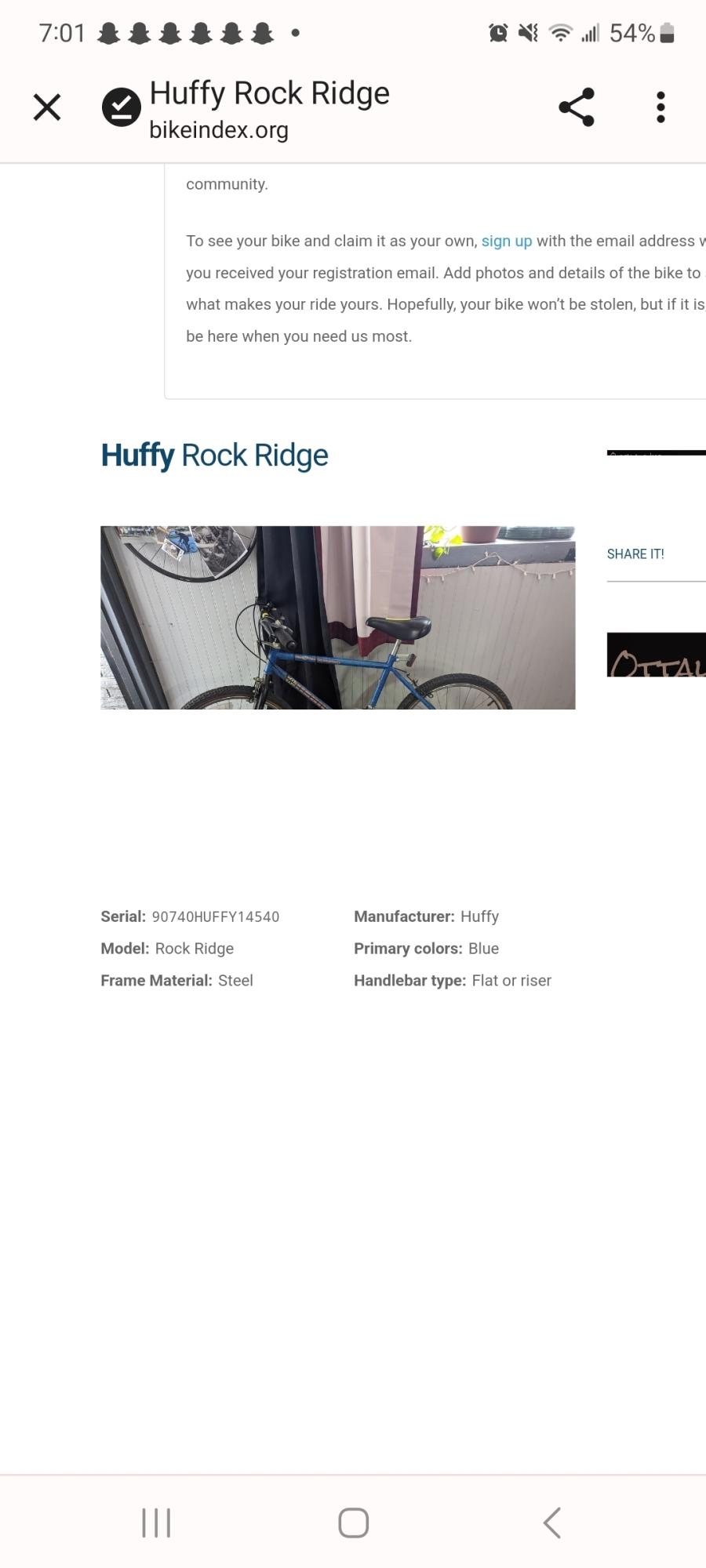 2023 Huffy Rock Ridge Blue