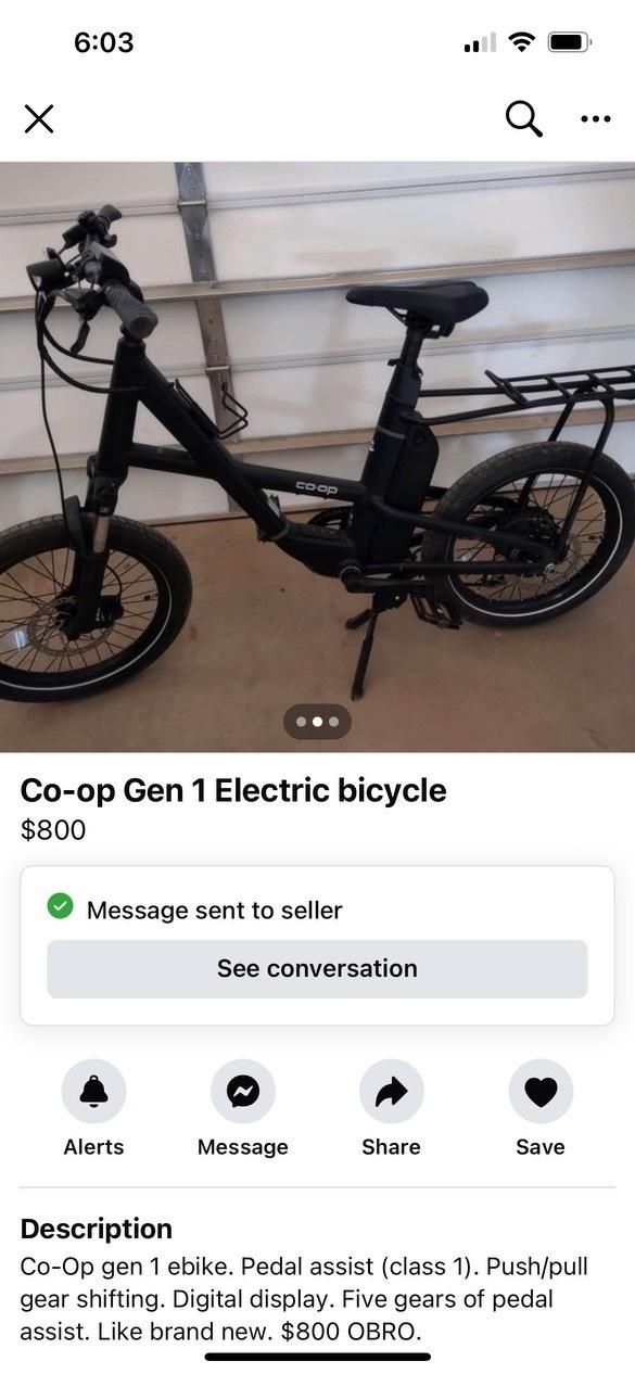 2023 REI Co-op REI gen e1.1. Black