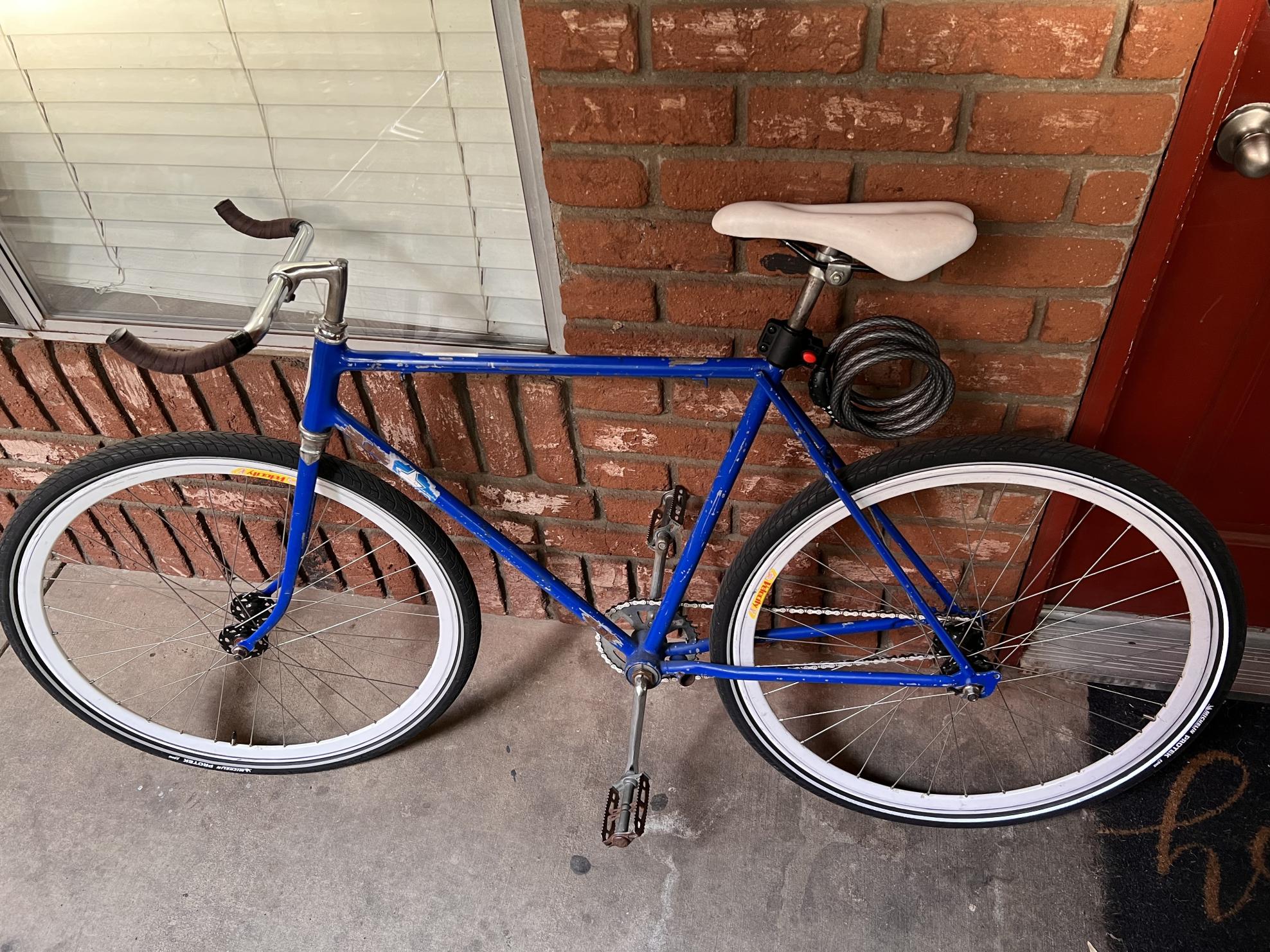 1975 Schwinn Fixed Gear Blue