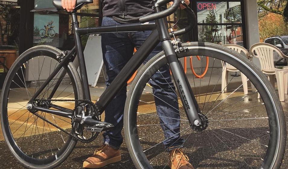 2015 State Bicycle Co. 6061 Black Label Track Bike Black