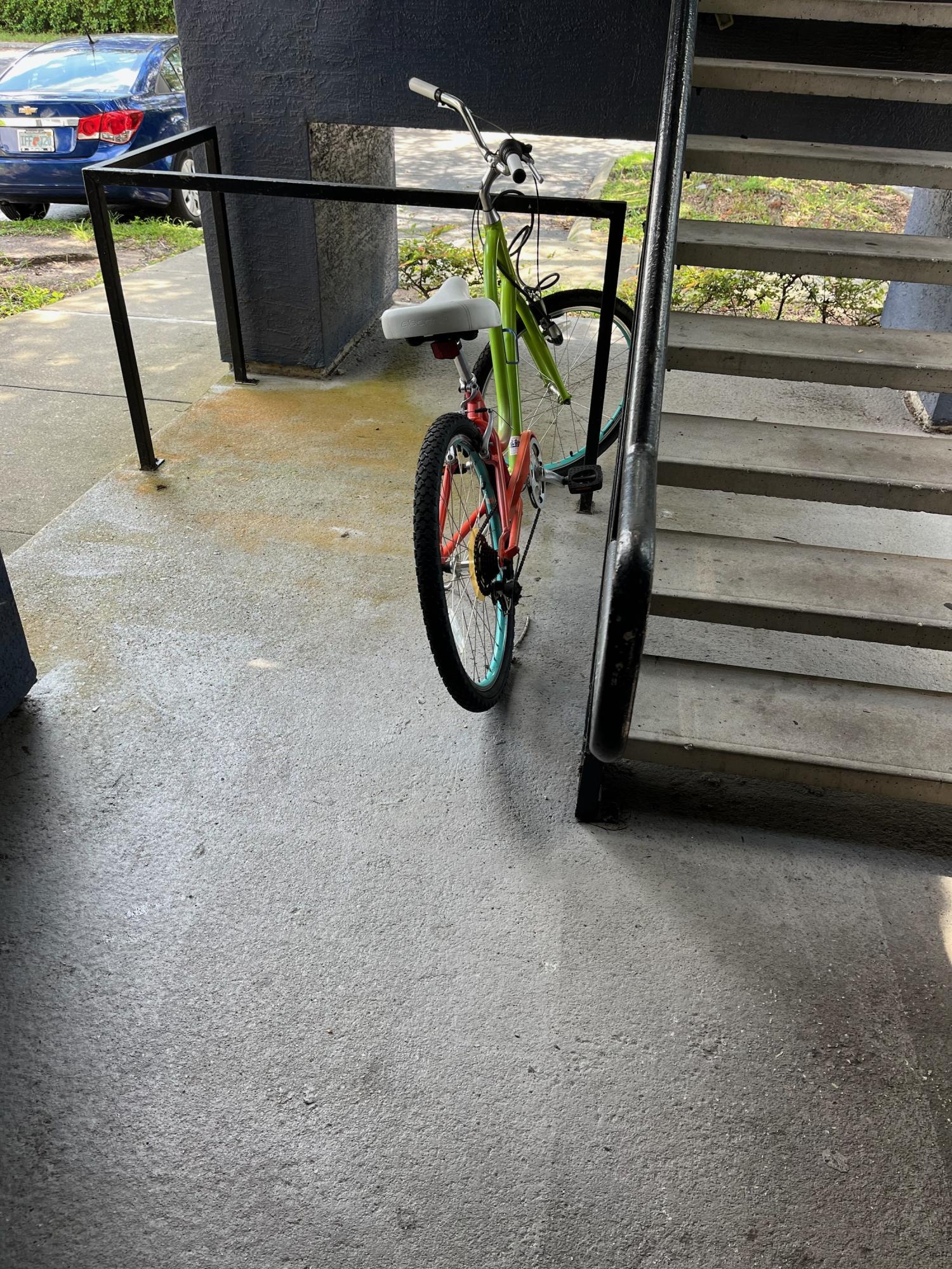 Electra Townie Pink, Green, and Blue