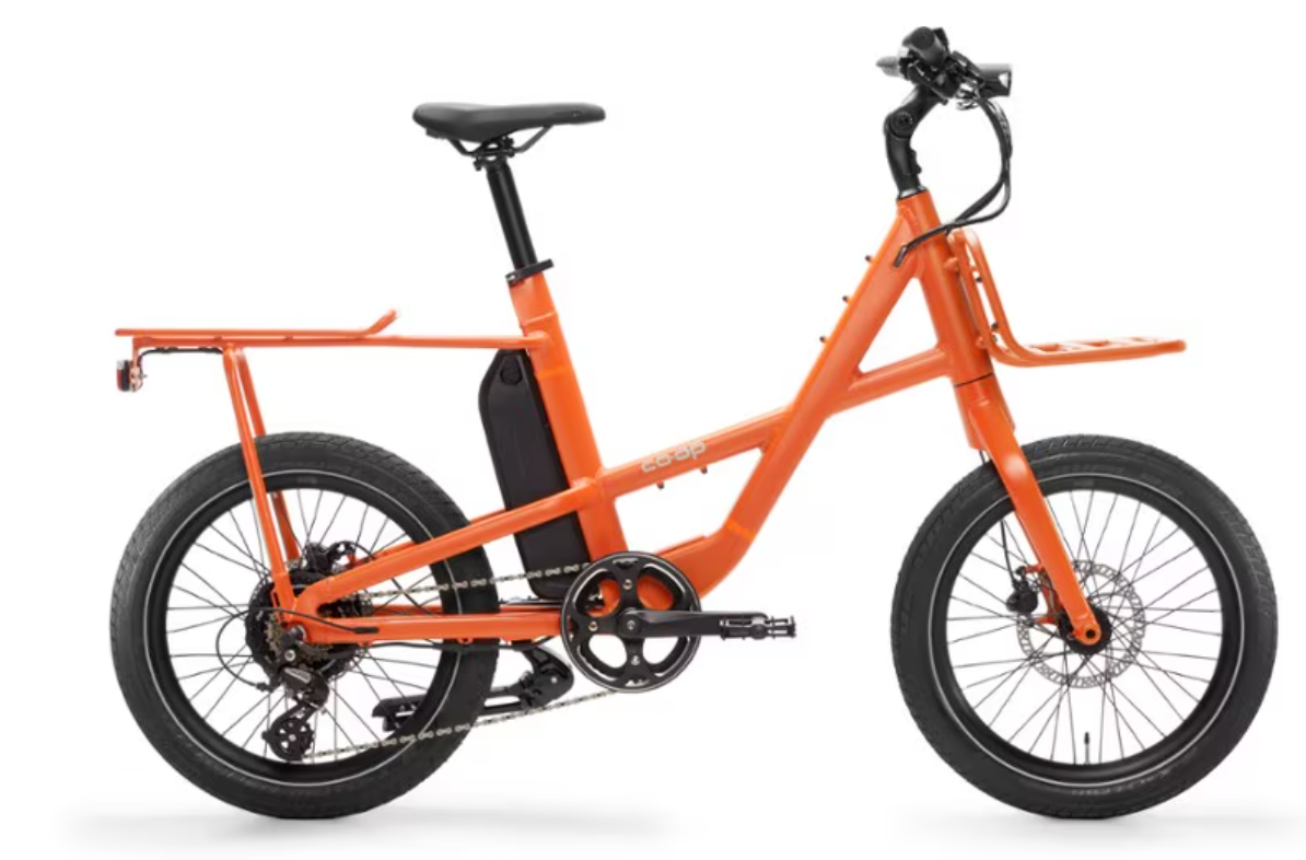 2023 REI Co-op Generation cargo bike (front storage) Orange
