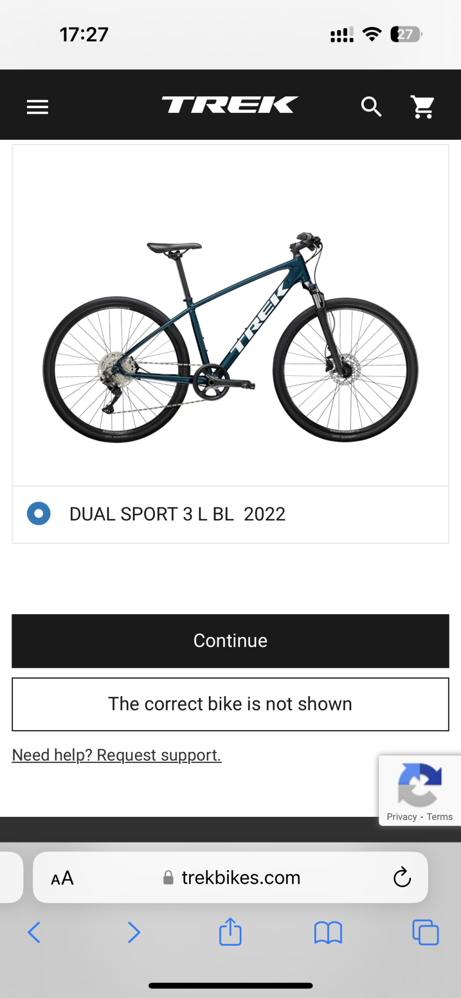 2022 Trek Dual sport 3 Blue