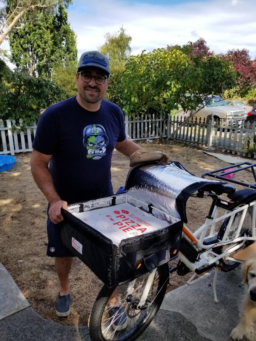 2018 Rad Power Bikes Radwagon cargo bike (rear storage) White