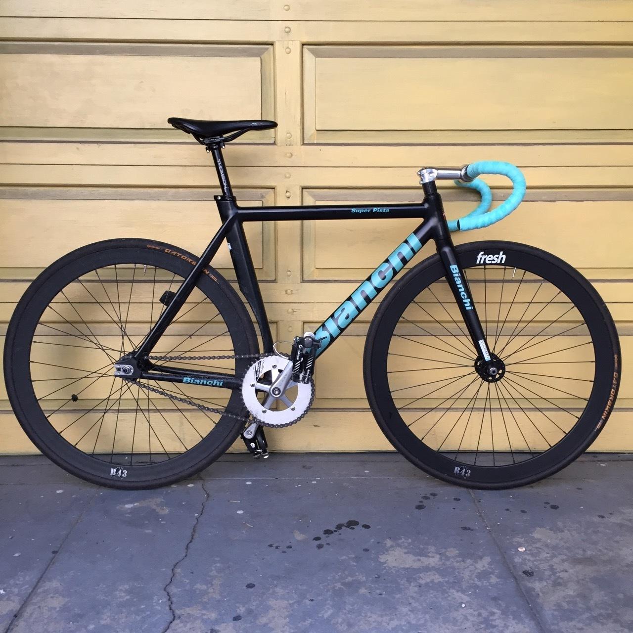 2013 Bianchi Super Pista Frameset Black