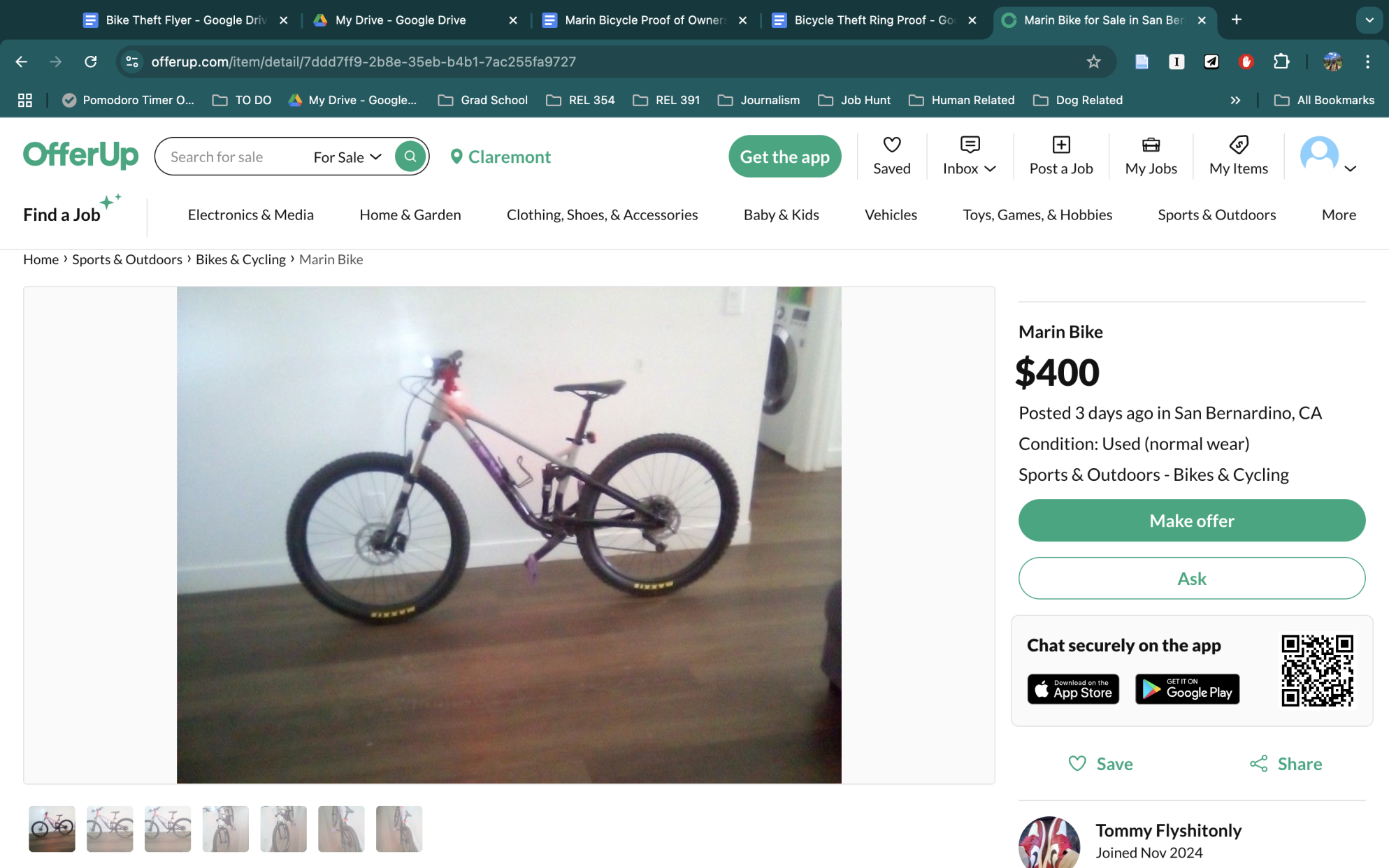 2020 Marin Bikes Hawk Hill 1 Purple