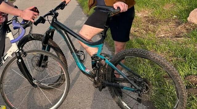 2015 Giant Reign Black and Blue