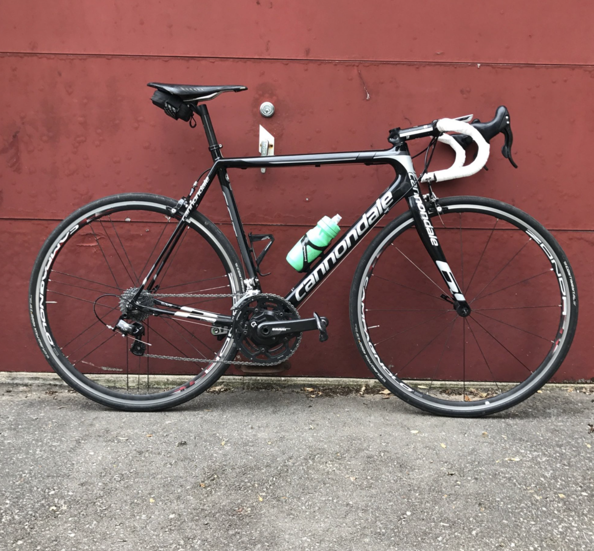 2013 Cannondale SuperSix Evo Black and Silver, gray or bare metal