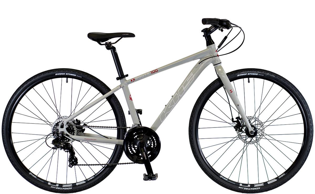 KHS Bicycles X-Route 100 Silver, gray or bare metal