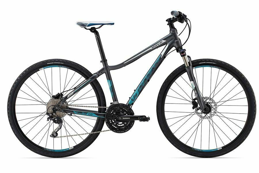 2015 Liv Rove 0 Disc Silver, gray or bare metal and Teal