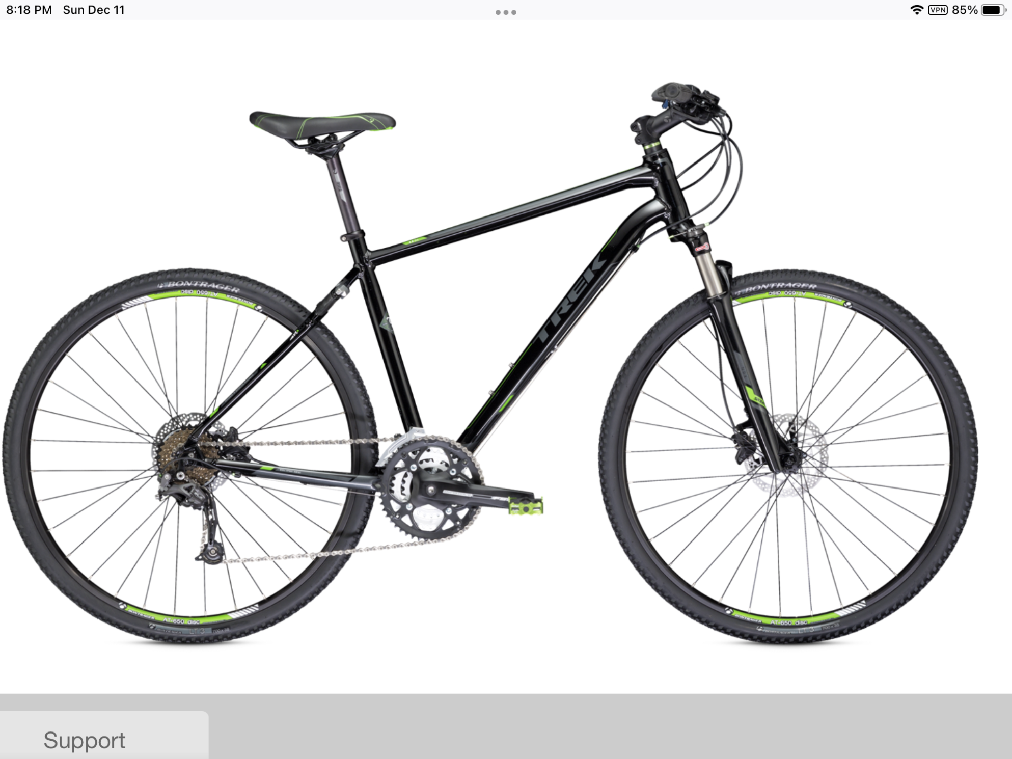 2015 Trek 8.5DS Black